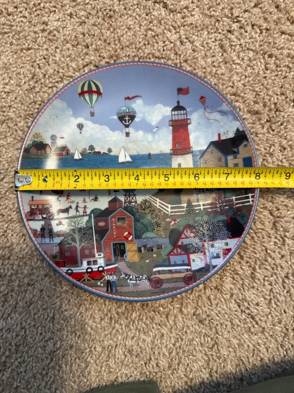 Vintage Bradford Exchange | Beachfront Fun Jane Wooster Scott Decorative Plate - Picture 4 of 5